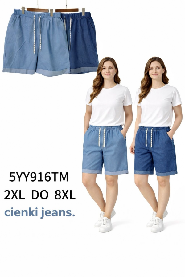 Rybaczki damskie Roz 2XL-8XL, Mix Kolor Paczka 12 szt